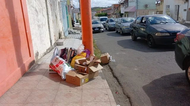 sem coleta de lixo em feira de santana