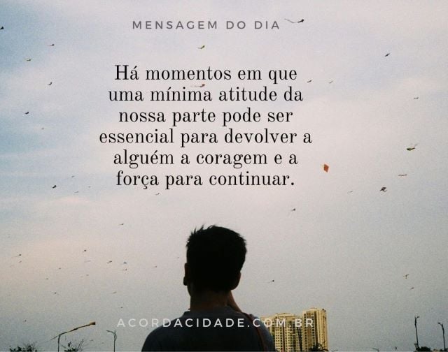 mensagem para refletir
