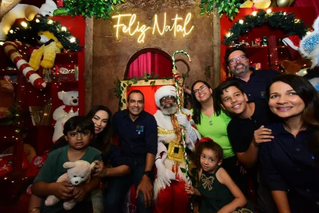 programação de Natal no Centro Histórico de Salvador prefeito Bruno reis e papai noel