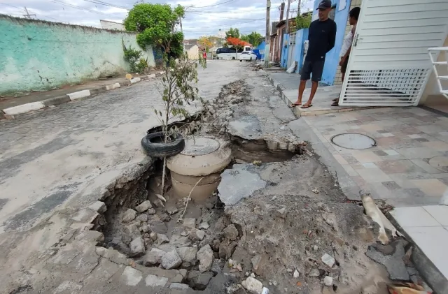 cratera na Queimadinha