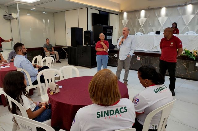 Reunião prefeito com agentes de saúde