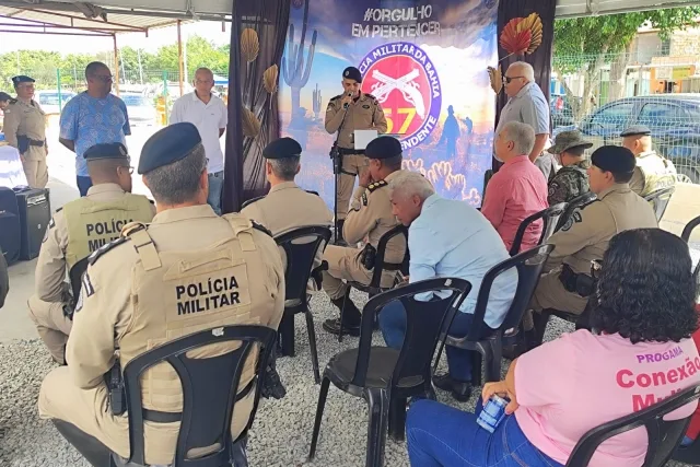 Reinauguração do Posto da Polícia Militar no Distrito de Maria Quitéria