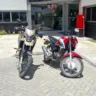 Moto apreendida com placa clonada