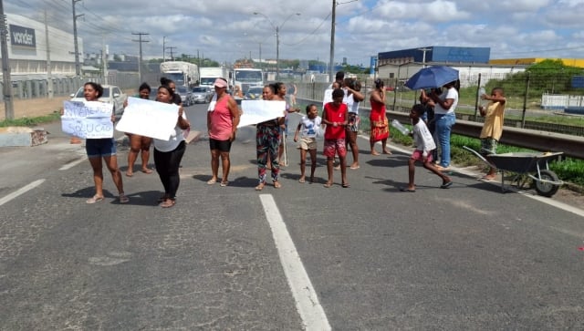 Manifestação na BR-324