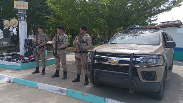 Policiamento em Saubara