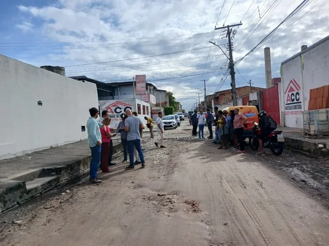 Obras no bairro Caseb