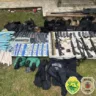 arsenal de guerra encontrado no Paraná