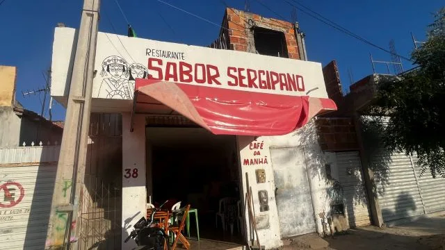 Fachada do restaurante Sabor Sergipano