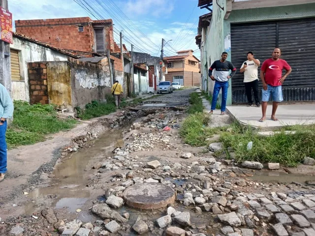 Obras no bairro Caseb