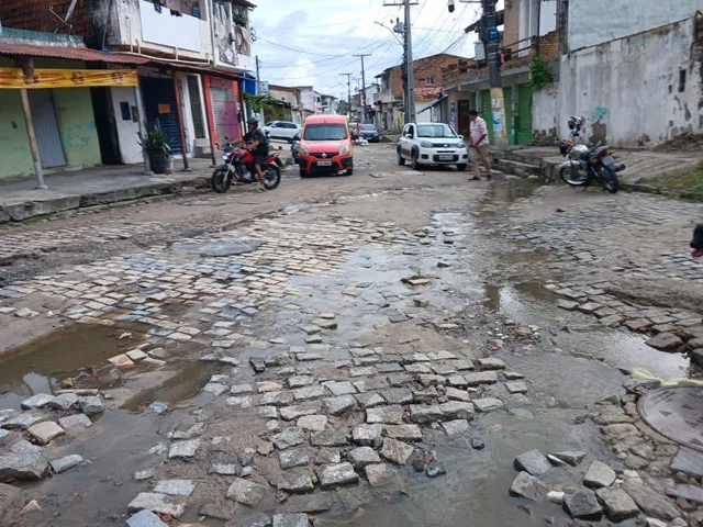 Obras no bairro Caseb