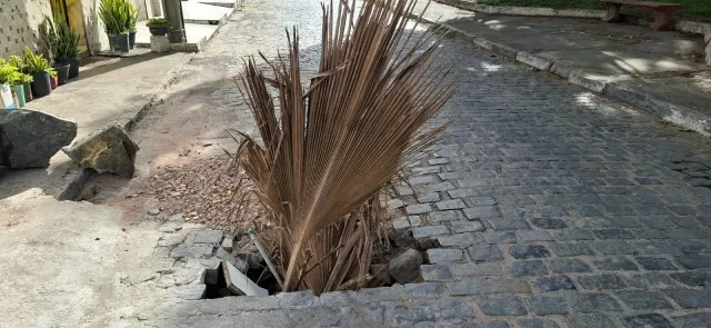 Buraco na Rua Brito - Cidade Nova