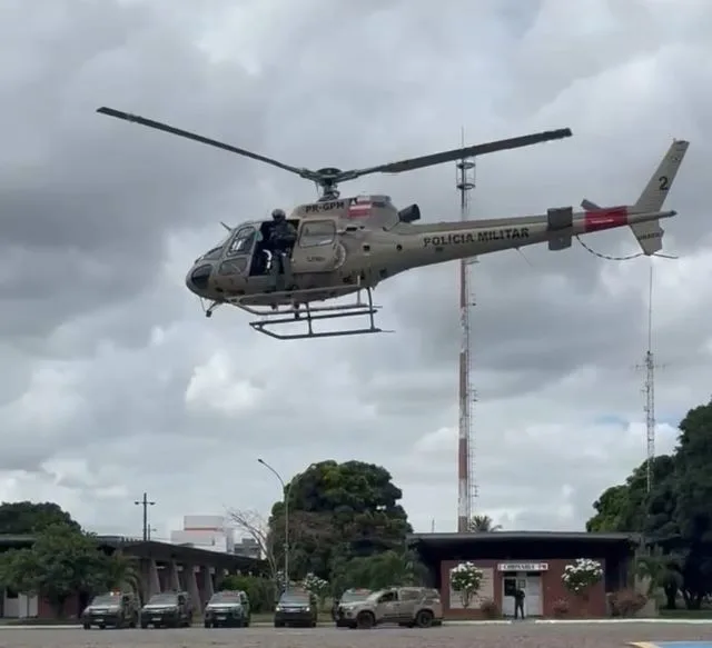 helicóptero da PM 