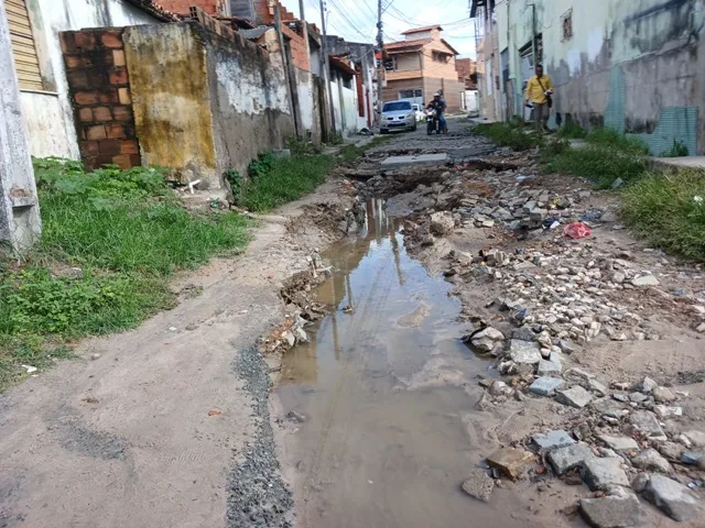 Obras no bairro Caseb