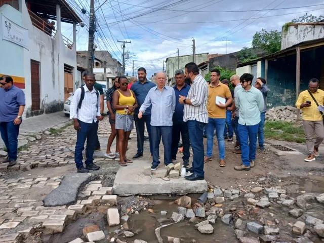 Obras no bairro Caseb