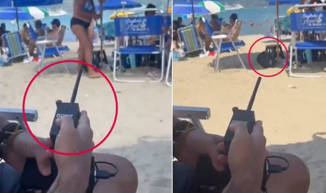 Dispositivo usado por turista argentino para silenciar caixa de som em praia é ilegal no Brasil, diz especialista