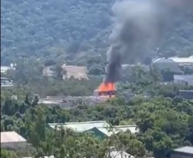 Incêndio na Globo - reprodução X