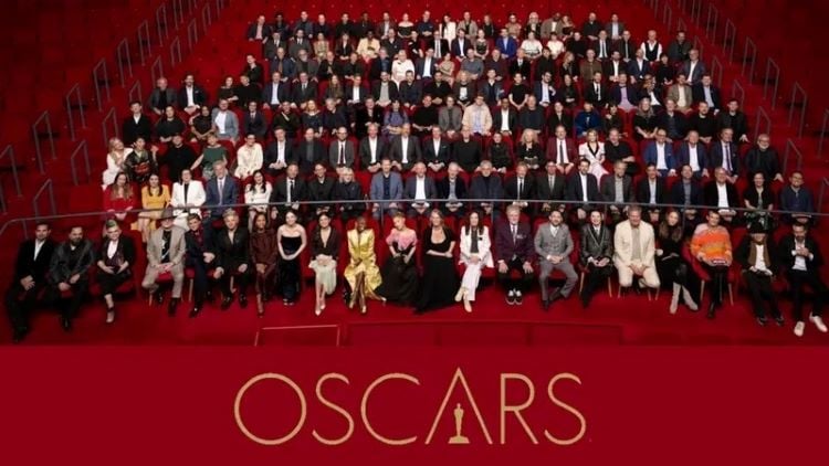 Foto oficial dos indicados ao Oscar 2025