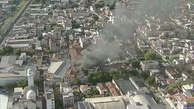 Incêndio no Rio de Janeiro