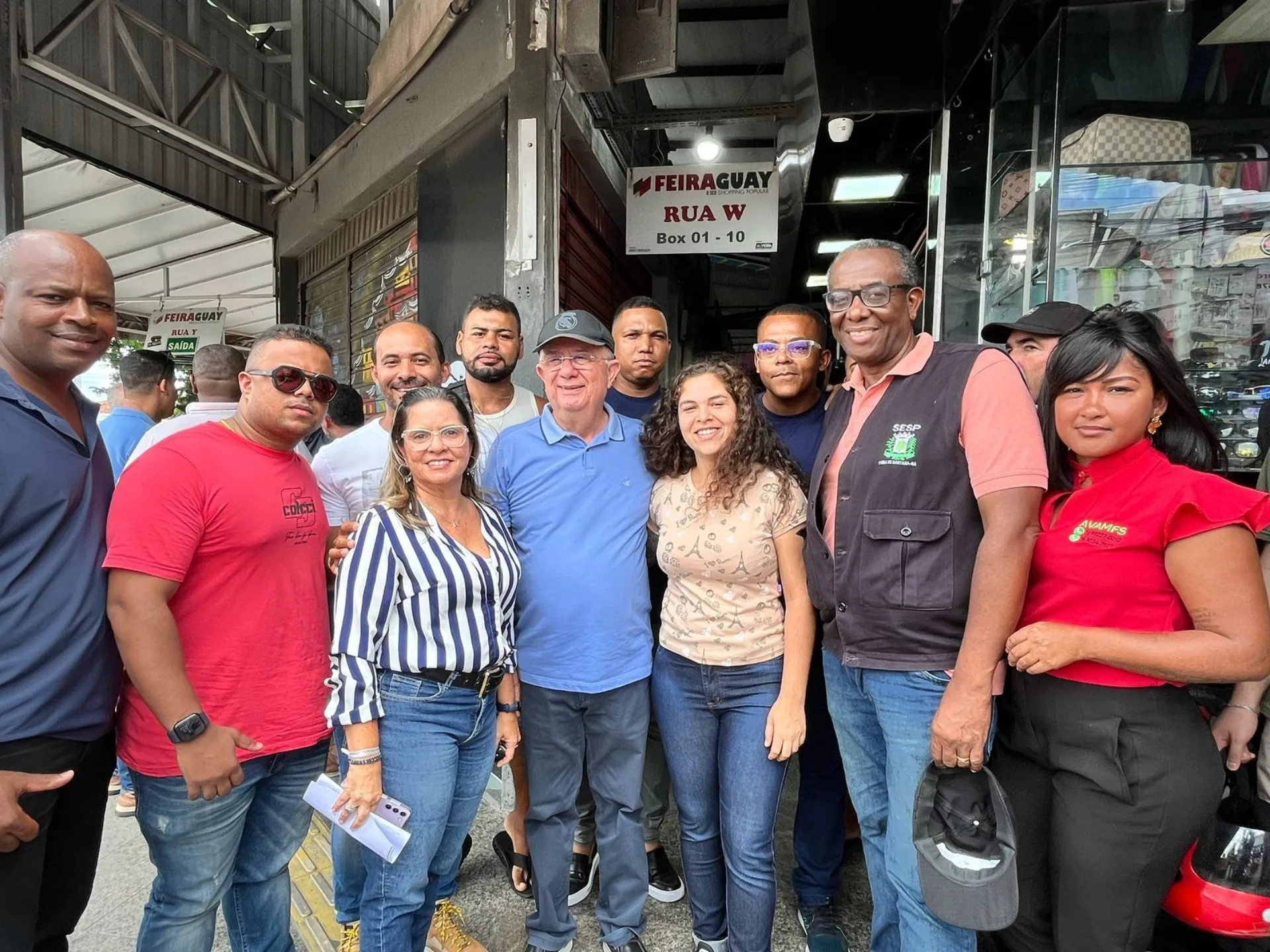 José Ronaldo visita feiraguay