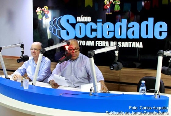 José Ronaldo (prefeito de Feira de Santana) e Joilton Freitas (secretário de Comunicação)