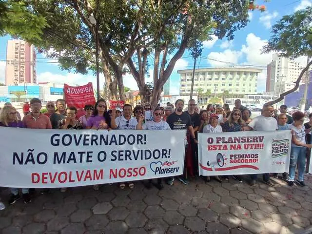 manifestação planserv