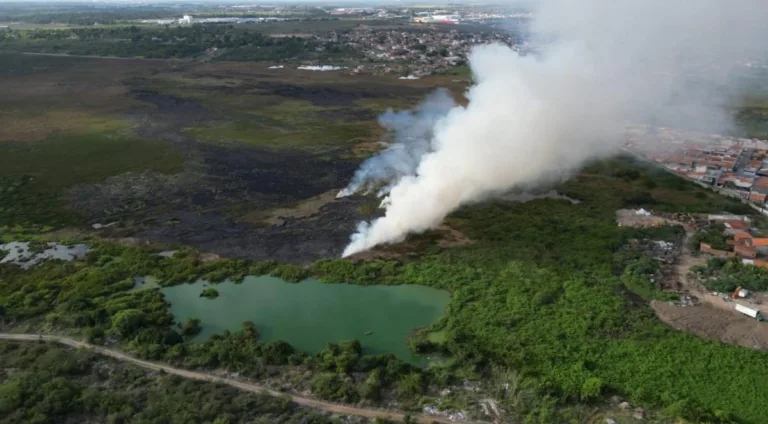 Incêndio em Feira de Santana - situação das lagoas em Feira de Santana