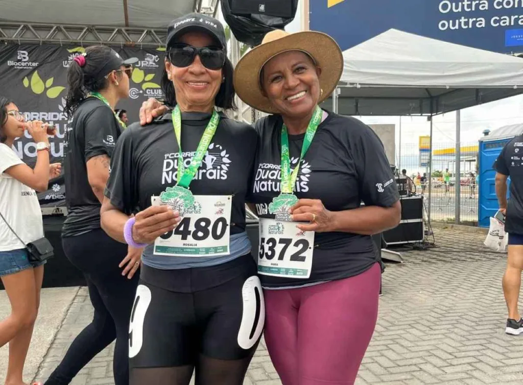 Rosália Matos e Professora Ziga
