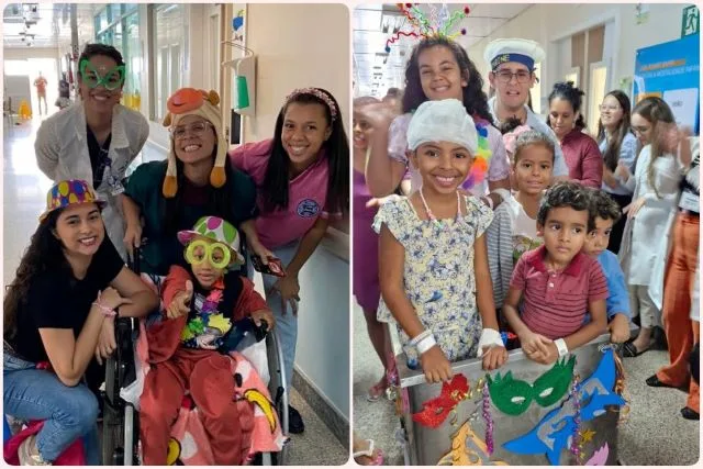 Hospital Estadual da Criança realiza Bloquinho de Carnaval para pacientes