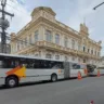 novos ônibus veículos ar-condicionado BRT