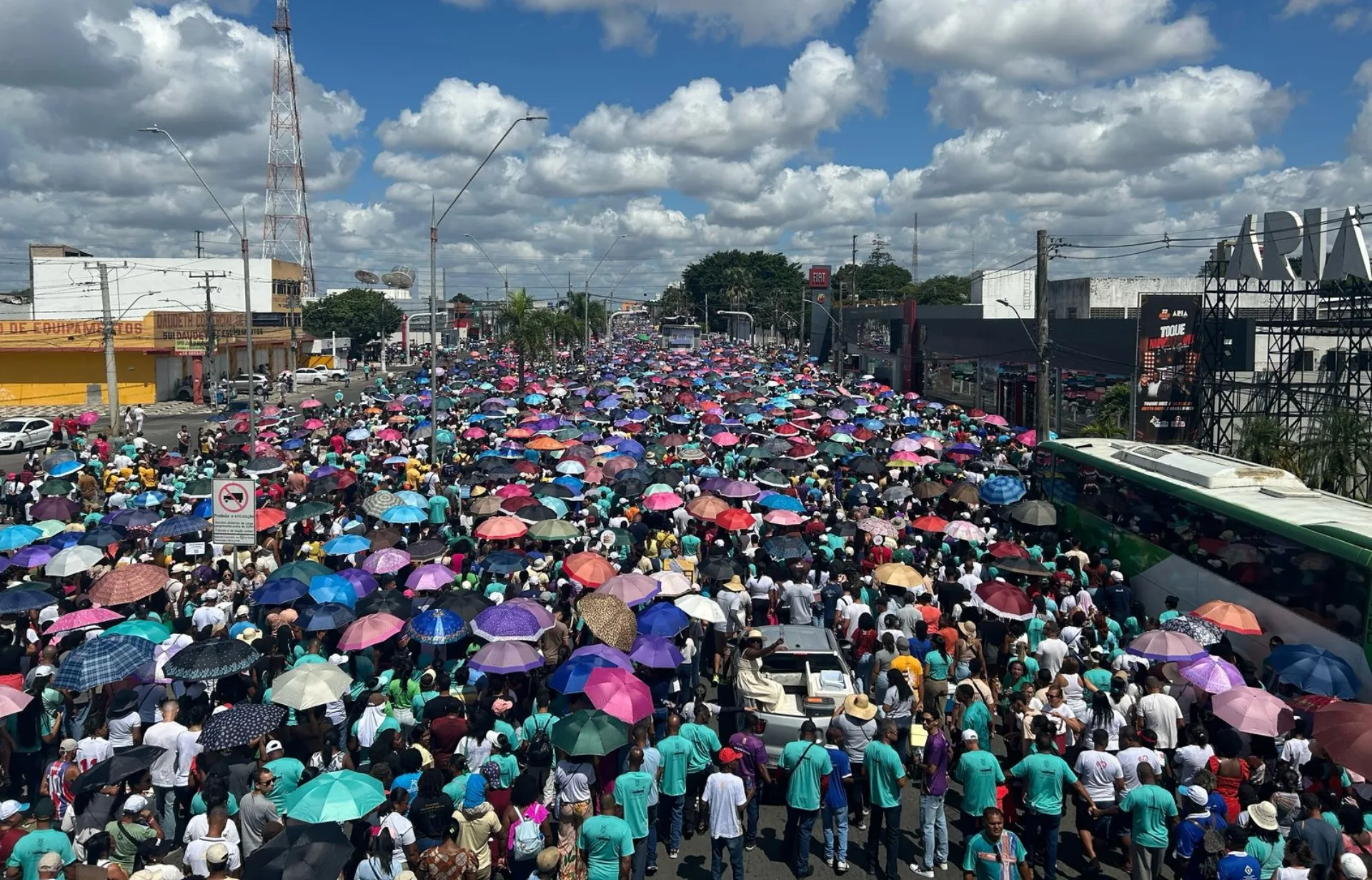 Caminhada do Perdão 2025 - percurso