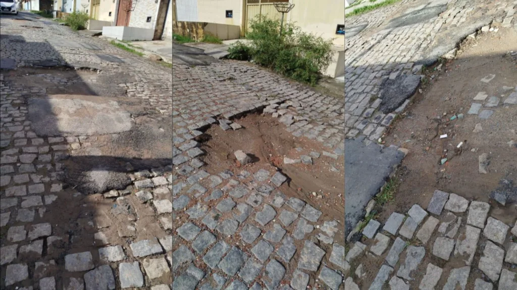 Rua Maracanã- Bairro Conceição II | Foto leitor/Acorda Cidade