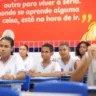 Estudantes da rede estadual de ensino da Bahia na sala de aula