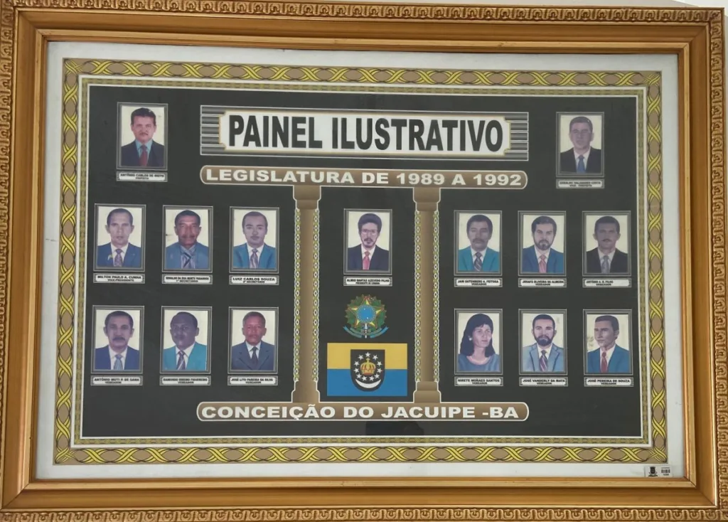 Composição da 1ª legislatura de Conceição do Jacuípe após a Constituição Federal de 1989