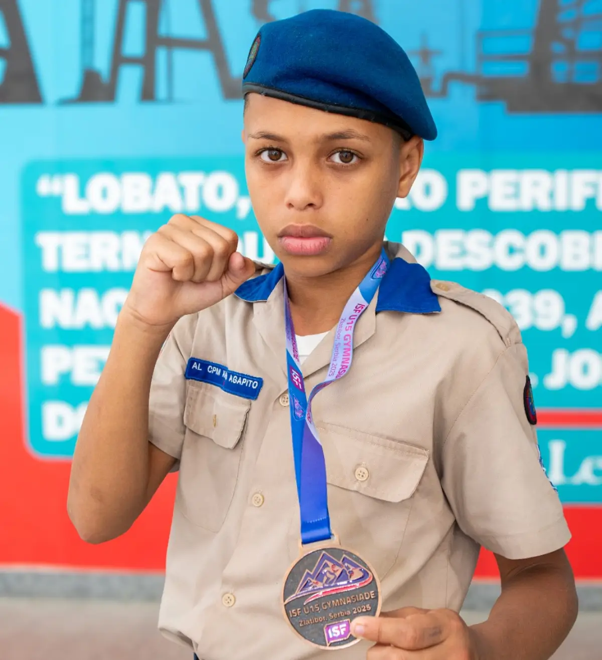 Estudante da CPM - medalhista