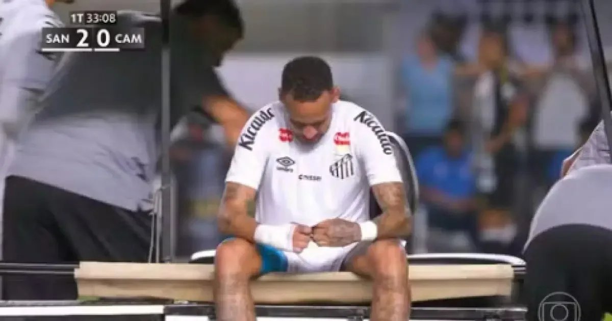 neymar lesão