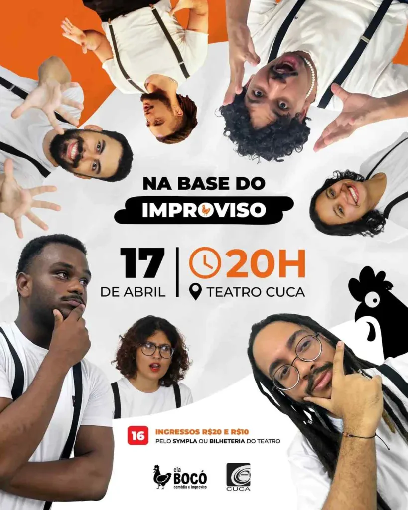 Cuca/Uefs recebe nova apresentação do espetáculo de humor "Na Base do Improviso"
