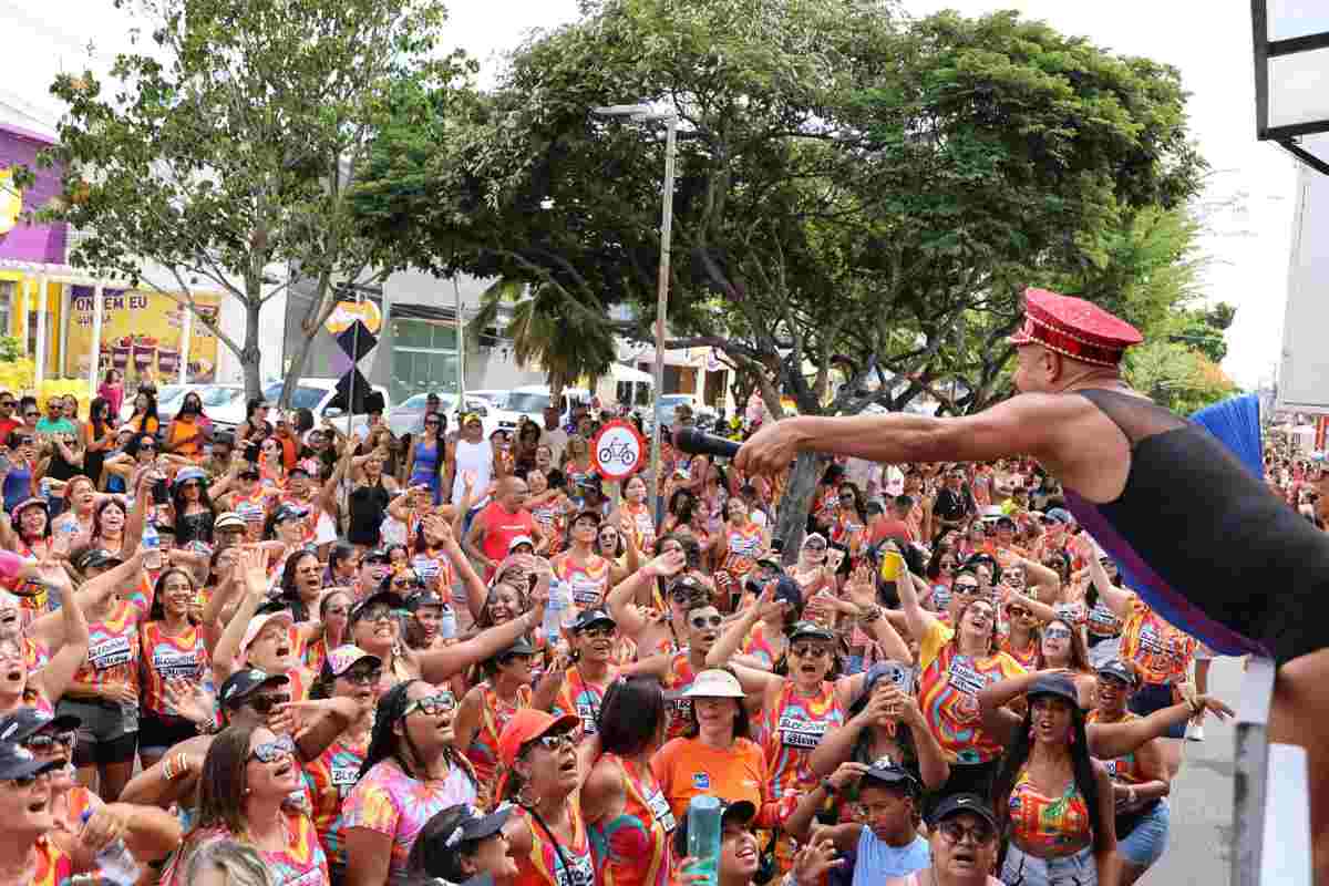 Bloquinho do Lu agita centenas de pessoas na Avenida Fraga Maia