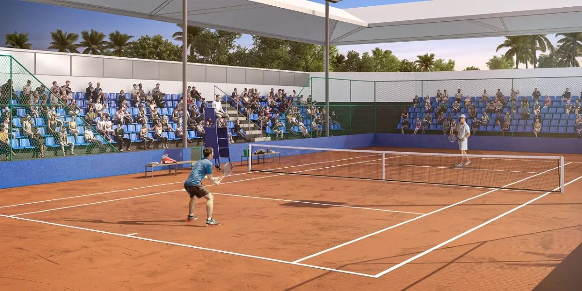 ATP Challenger 125 - Artes conceituais da quadra do Costa do Sauipe Open