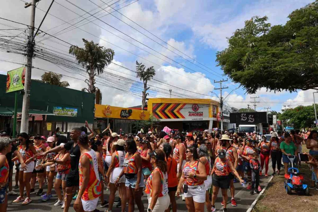 Bloquinho do Lu agita centenas de pessoas na Avenida Fraga Maia