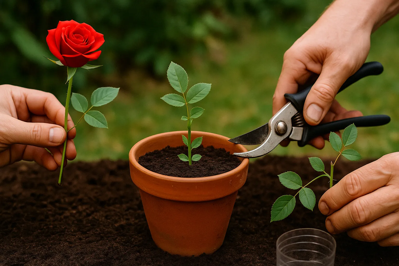 3 passos para fazer mudas de rosa sem complicação e com resultado garantido