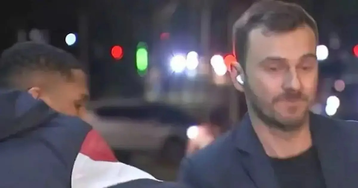 repórter da Band sofre tentativa de furto durante jornal ao vivo
