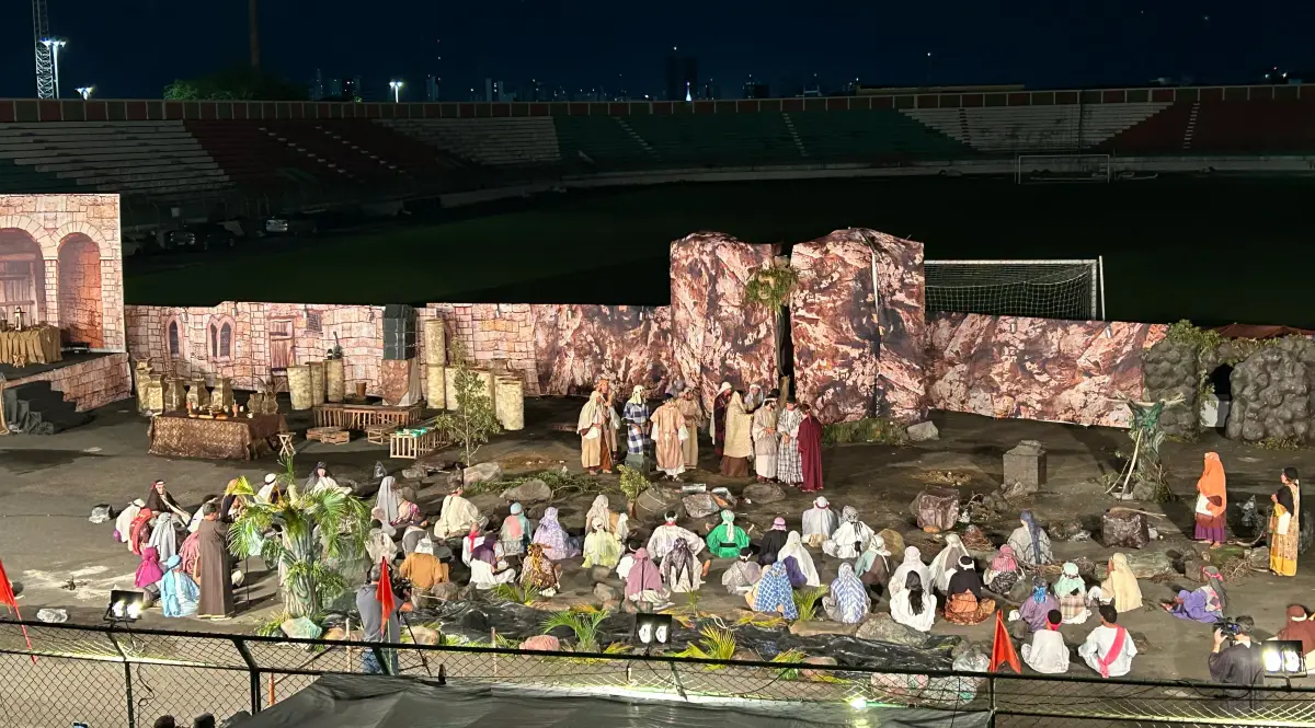 espetáculo “Paixão e Morte de Cristo”