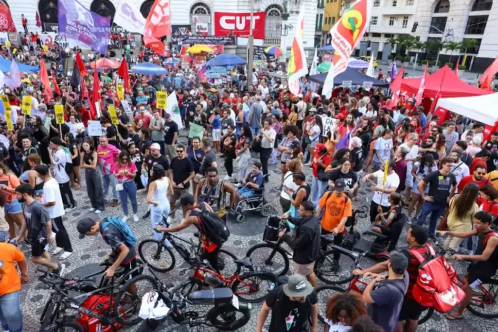 protestos do dia do trabalhador