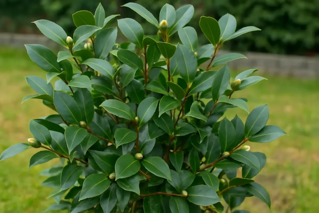 Camélia que só dá folhas e nenhuma flor Pode estar plantada no lugar errado