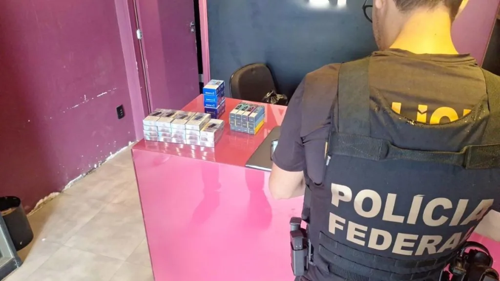 Cigarros eletrônicos Operação Pulmão PF