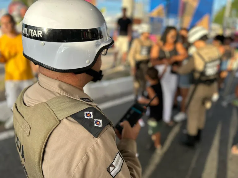 Polícia Militar no circuito da Micareta de Feira