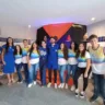 Técnica de arte africana é apresentada em exposição por estudantes da escola Vinicius de Moraes