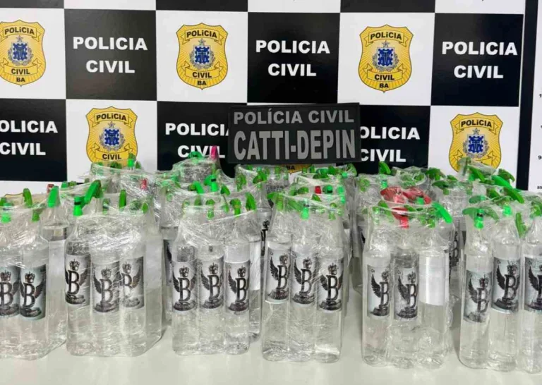 Polícia Civil intercepta e apreende nova encomenda de “lança perfume” destinada à venda na micareta de Feira de Santana