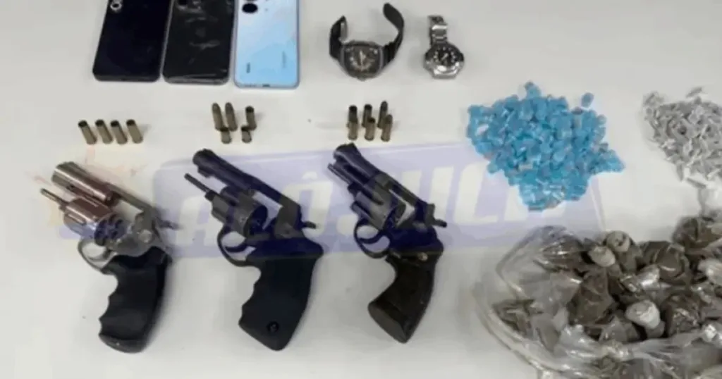 Armas apreendidas