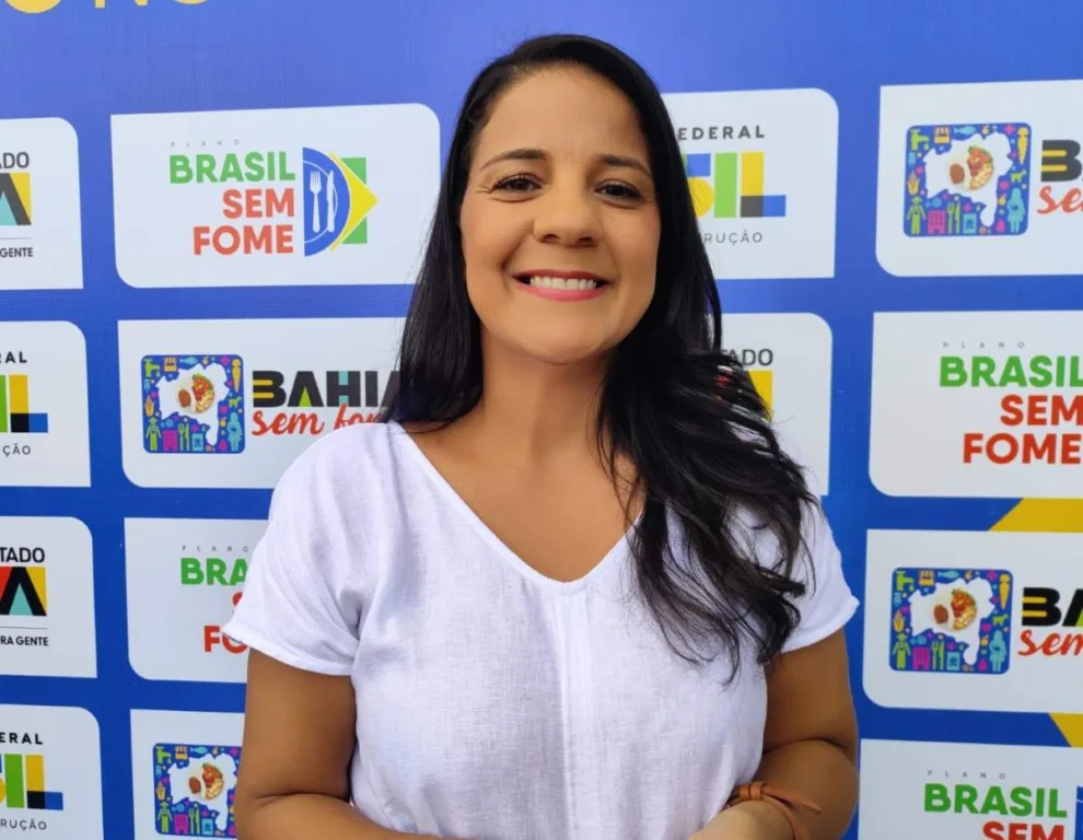 Secretária Estadual de Edução, Rowenna Brito em evento sobre agricultura familiar na escola